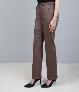 Дълъг панталон, памук, свободен крачол