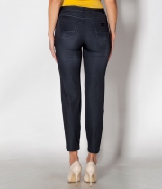 Летни дънки Тенсел графит - 9/10