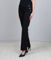 Дълъг разкроен панталон Трипъл