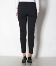 Дънки 9/10 черни, ластични