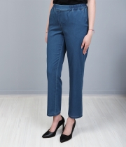 Дънки летни Тенсел с цял ластик