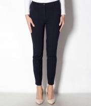 Клин 9/10, син, бистреч, с ушит ръб