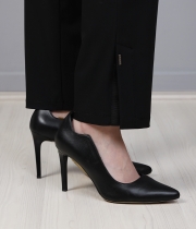 Панталон бистреч, удължен 9/10 , с шлиц долу