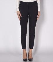 Панталон черен бистреч Пунто Рома, с камъчета 9/10