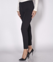 Панталон черен бистреч Пунто Рома, с камъчета 9/10