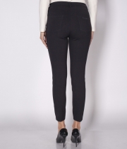 Панталон черен бистреч Пунто Рома, с камъчета 9/10