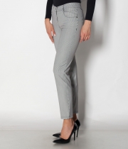 панталон, дискретно райе (черно и синьо)