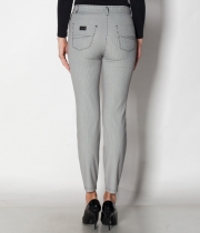 панталон, дискретно райе (черно и синьо)