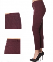 Панталон Жакард, бордо
