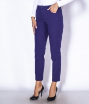 Панталон лилав памук бистреч 9/10