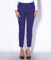 Панталон лилав памук бистреч 9/10