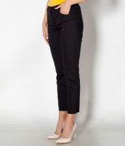 Панталон 9/10 памук Дабъл черен