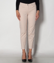 панталон памук-еластан, бежов