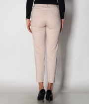 панталон памук-еластан, бежов