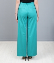 Дълъг панталон памук - тюркоаз