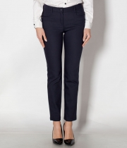 Панталон прав тъмносин дабъл