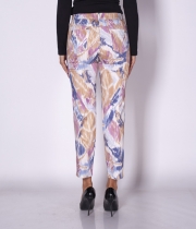 Панталон, памук, с принт, 9/10