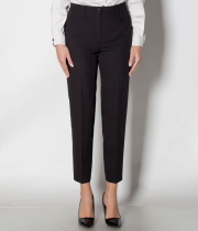 Панталон 9/10 вискоза черен ръб