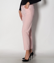 панталон тънък, памук-еластан, розов