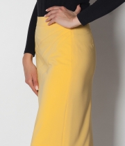 пола бизнес дължина, жълта