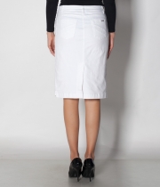 пола бяла, памук-еластан