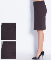 Пола памук, тъмно кафява